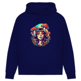 Damen Premium Bio Hoodie Mushroom Forest Girl