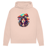 Damen Premium Bio Hoodie Mushroom Forest Girl