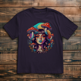 Oversize T-Shirt Mushroom Forest Girl