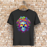 Herren Premium Bio T-Shirt Neon Drip Skull