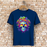 Herren Premium Bio T-Shirt Neon Drip Skull
