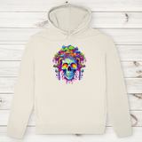 Herren Premium Bio Hoodie Neon Drip Skull