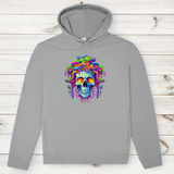 Herren Premium Bio Hoodie Neon Drip Skull