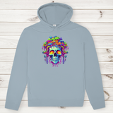 Herren Premium Bio Hoodie Neon Drip Skull