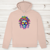 Herren Premium Bio Hoodie Neon Drip Skull