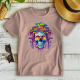 Damen Premium Bio T-Shirt Neon Drip Skull
