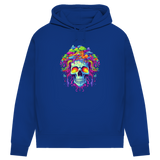 Damen Premium Bio Hoodie Neon Drip Skull