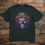 Oversize T-Shirt Neon Drip Skull