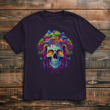 Oversize T-Shirt Neon Drip Skull