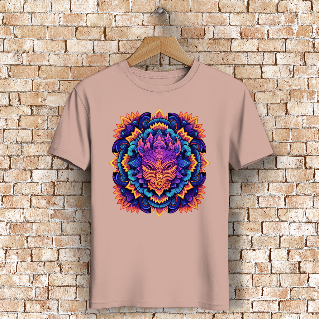 Herren Premium Bio T-Shirt Mandala Owl