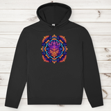 Herren Premium Bio Hoodie Mandala Owl