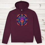 Herren Premium Bio Hoodie Mandala Owl