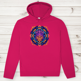 Herren Premium Bio Hoodie Mandala Owl