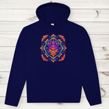 Herren Premium Bio Hoodie Mandala Owl