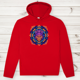 Herren Premium Bio Hoodie Mandala Owl