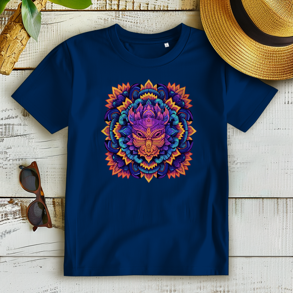Damen Premium Bio T-Shirt Mandala Owl