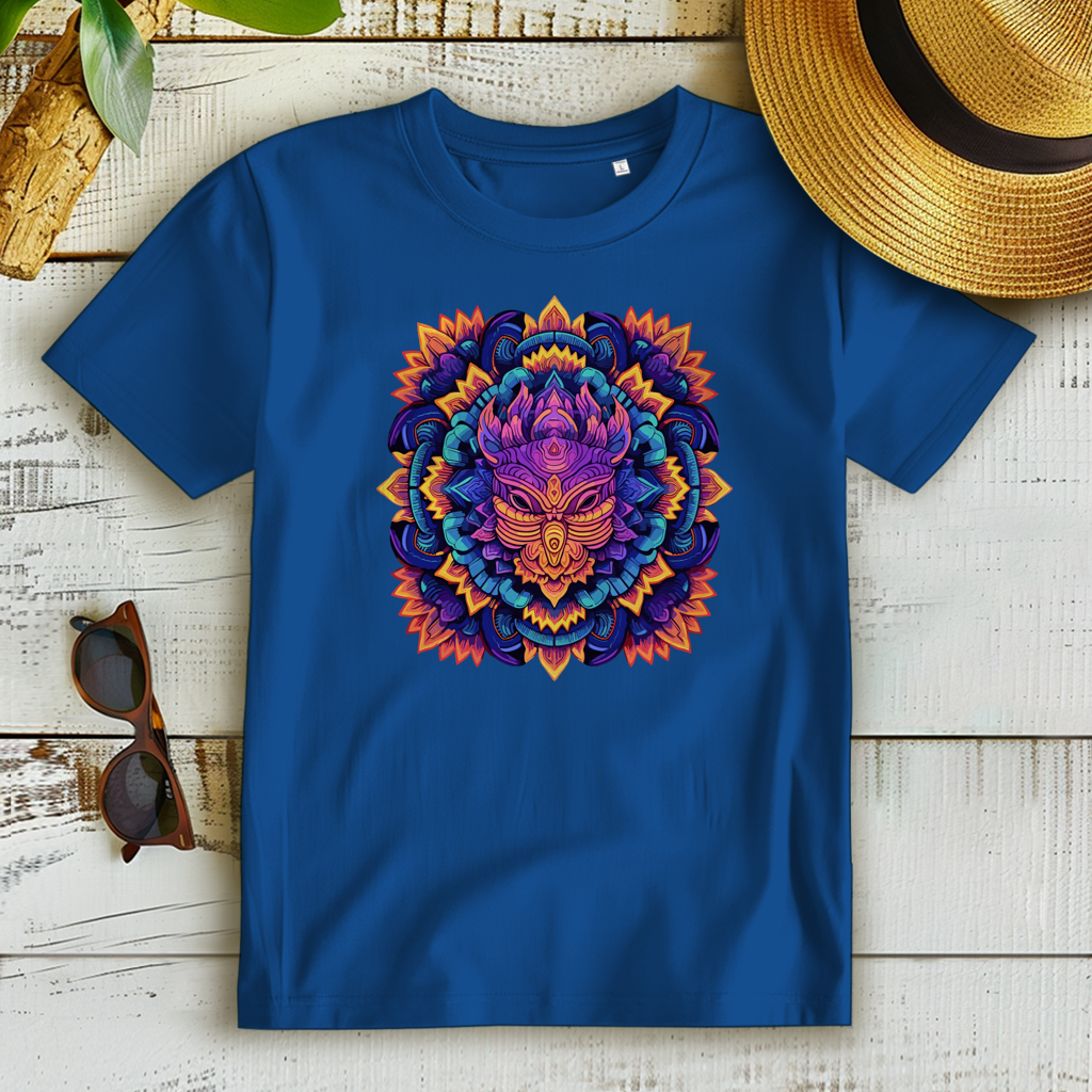 Damen Premium Bio T-Shirt Mandala Owl