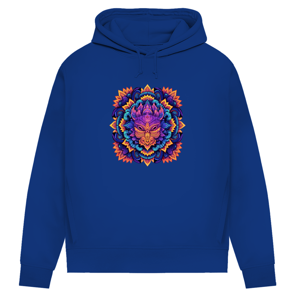 Damen Premium Bio Hoodie Mandala Owl