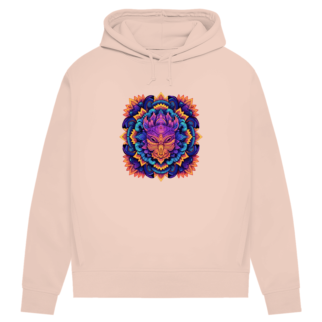 Damen Premium Bio Hoodie Mandala Owl