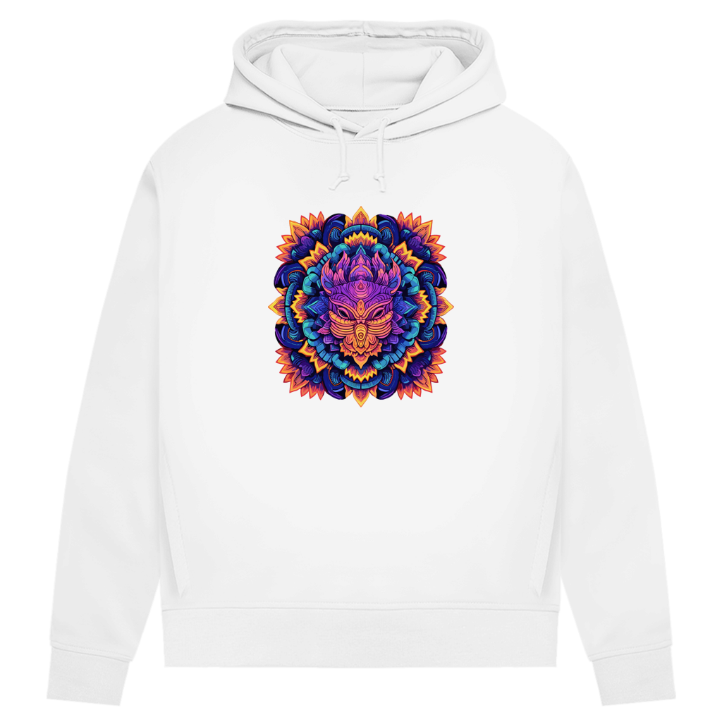 Damen Premium Bio Hoodie Mandala Owl