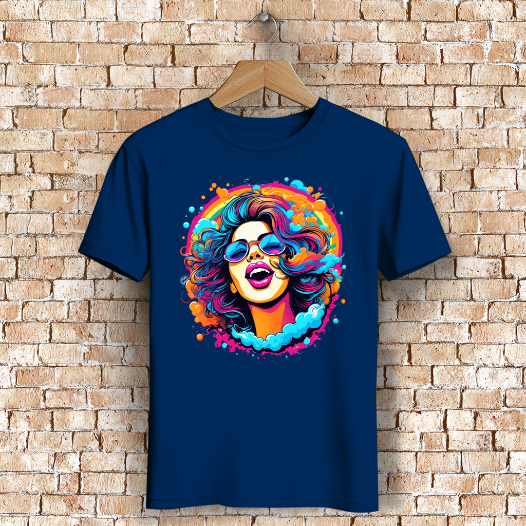 Herren Premium Bio T-Shirt Rainbow Girl