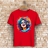 Herren Premium Bio T-Shirt Rainbow Girl