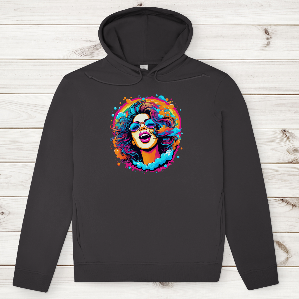 Herren Premium Bio Hoodie Rainbow Girl