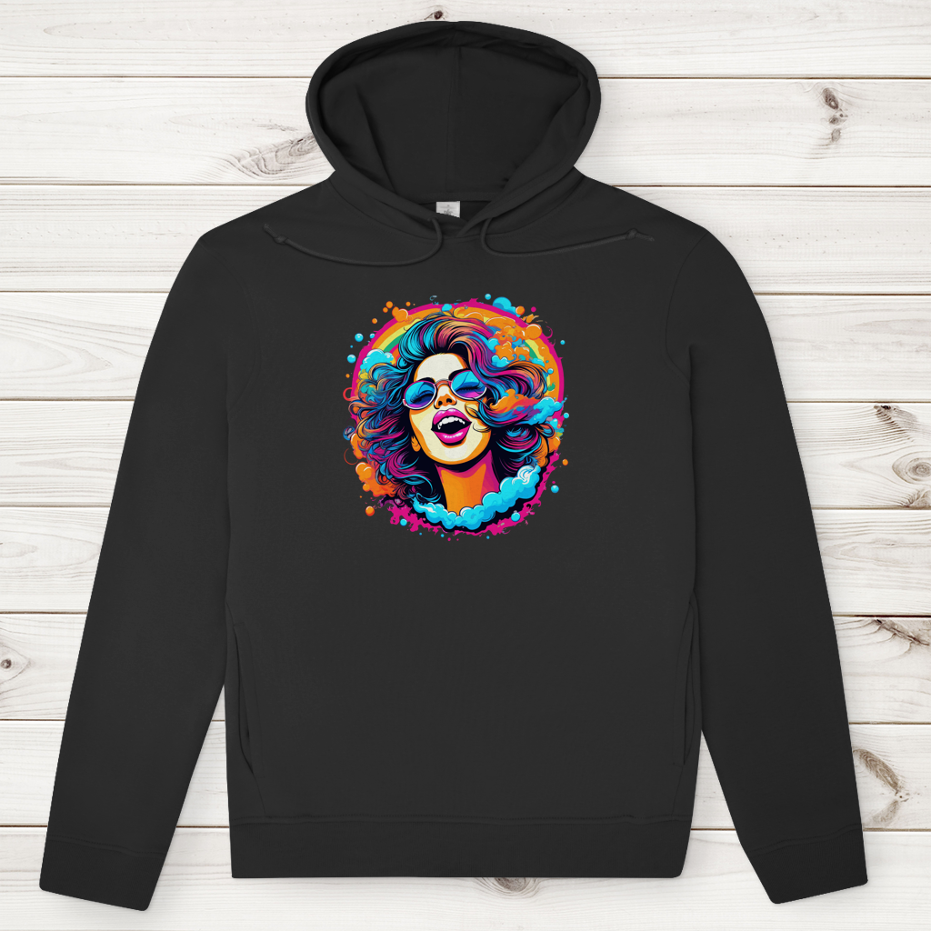 Herren Premium Bio Hoodie Rainbow Girl