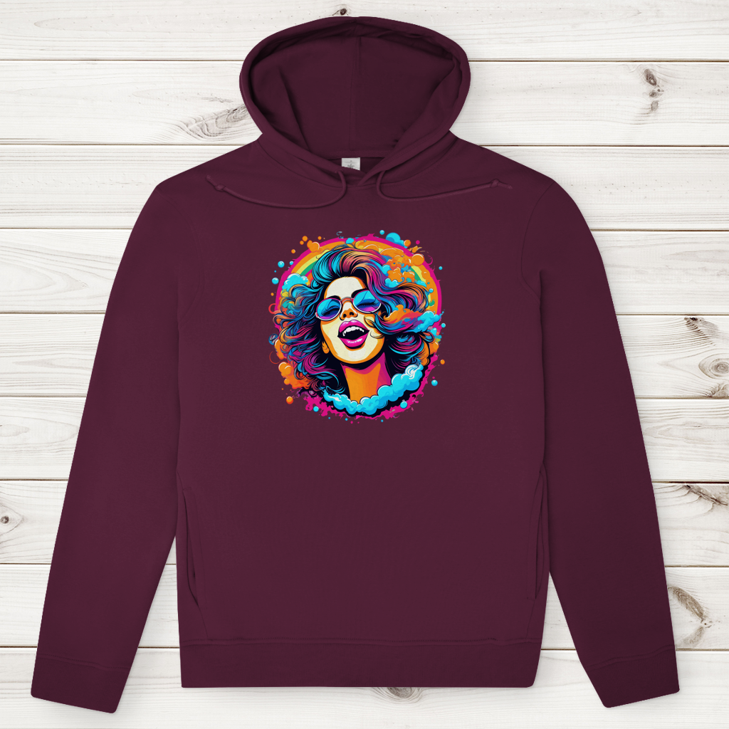 Herren Premium Bio Hoodie Rainbow Girl