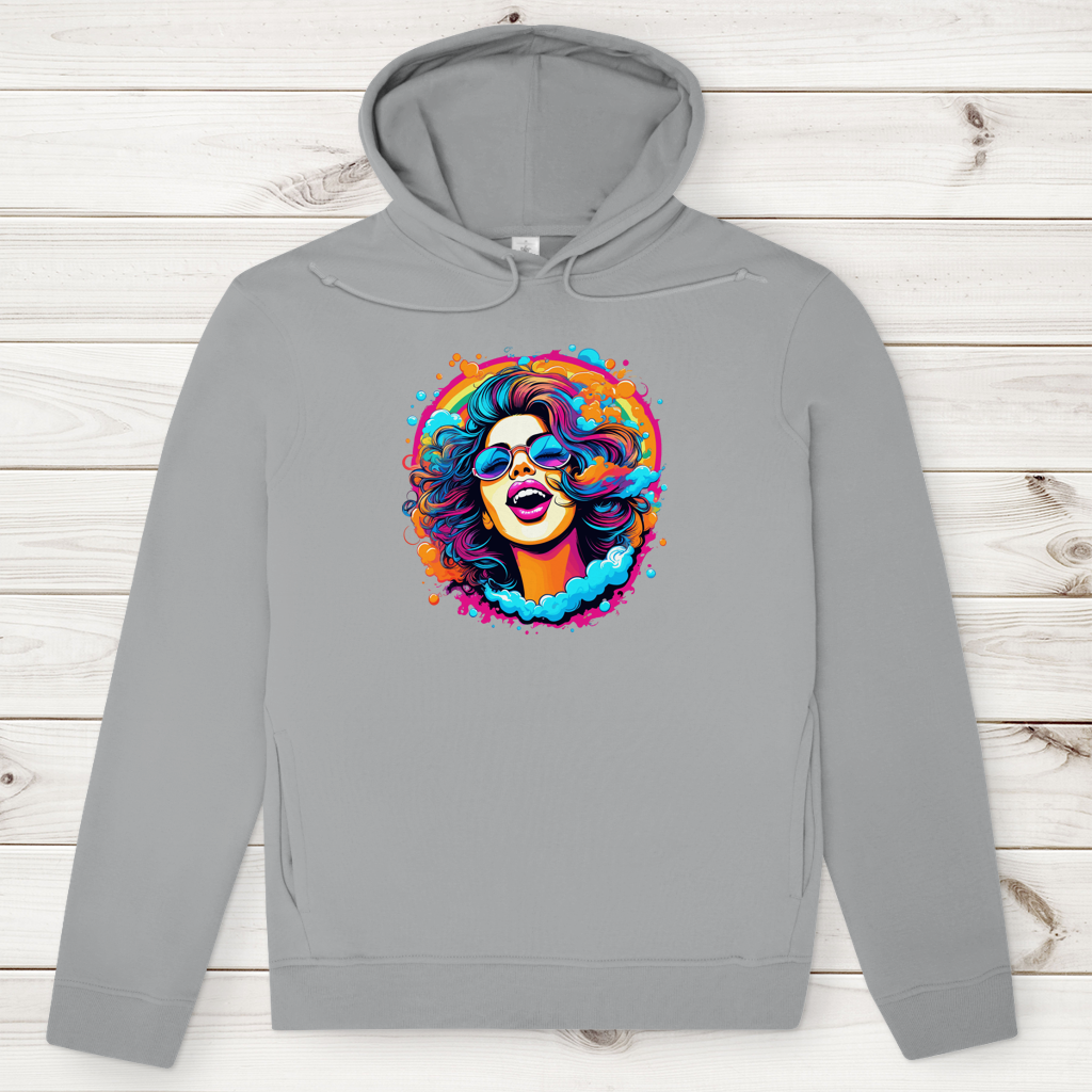 Herren Premium Bio Hoodie Rainbow Girl
