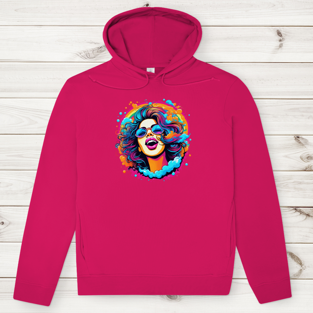 Herren Premium Bio Hoodie Rainbow Girl