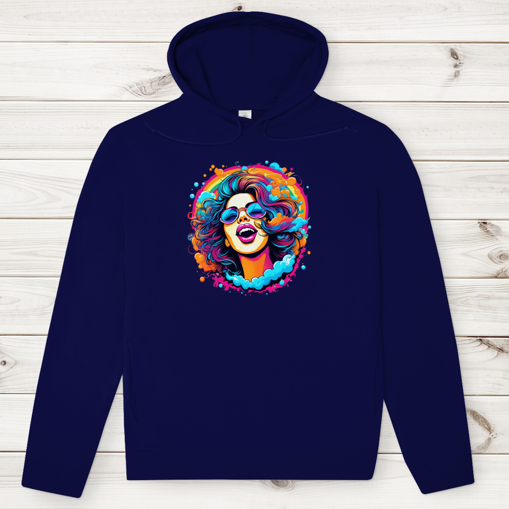 Herren Premium Bio Hoodie Rainbow Girl