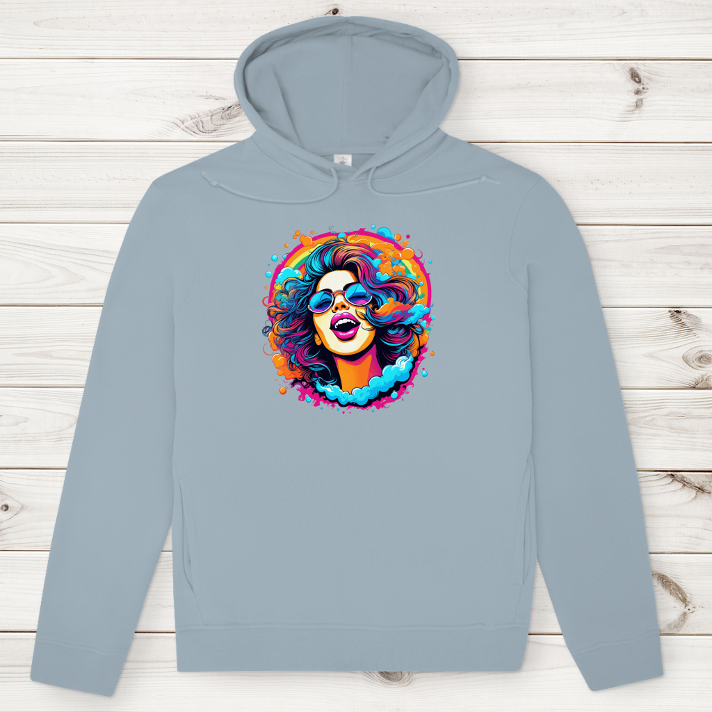 Herren Premium Bio Hoodie Rainbow Girl