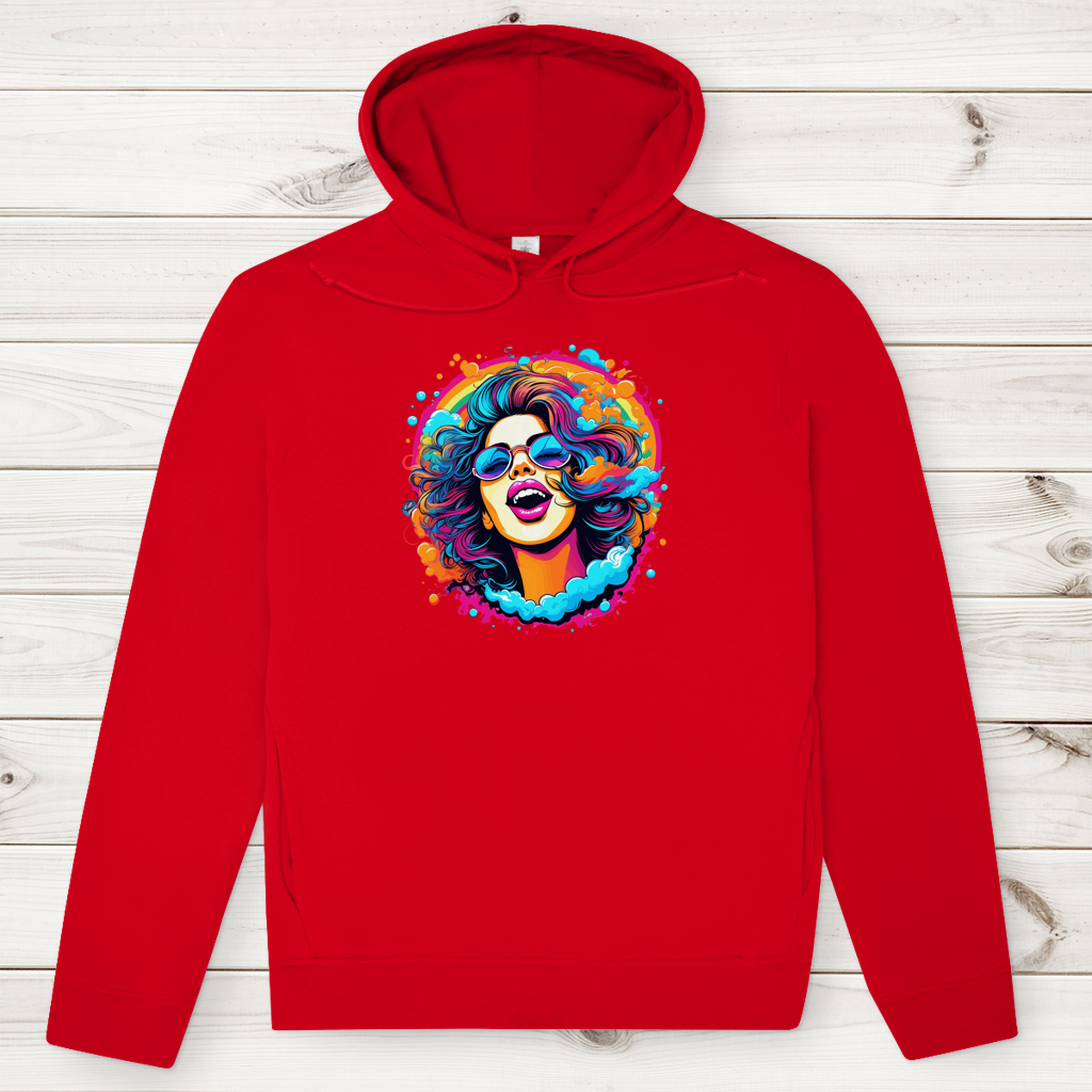 Herren Premium Bio Hoodie Rainbow Girl