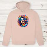 Herren Premium Bio Hoodie Rainbow Girl