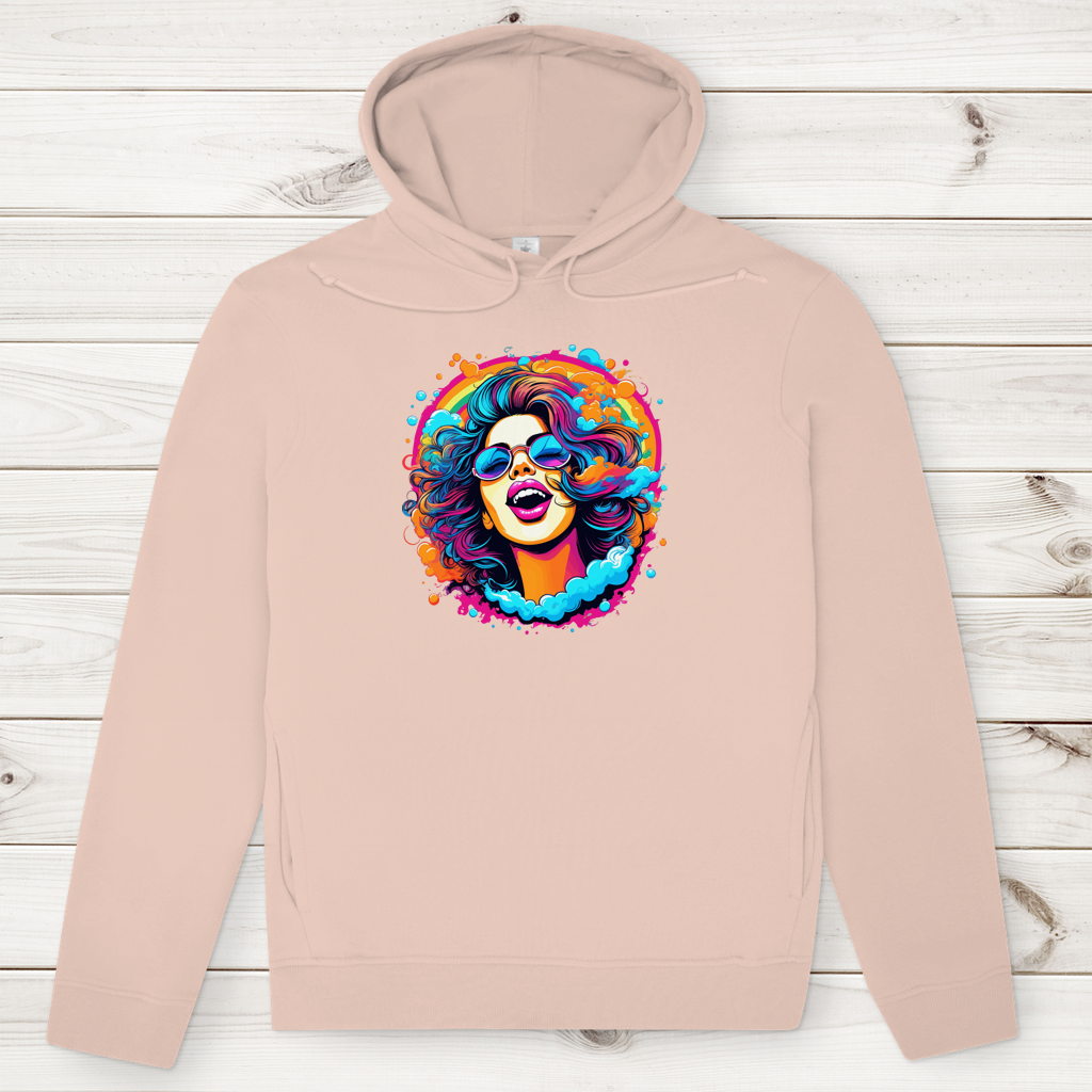 Herren Premium Bio Hoodie Rainbow Girl