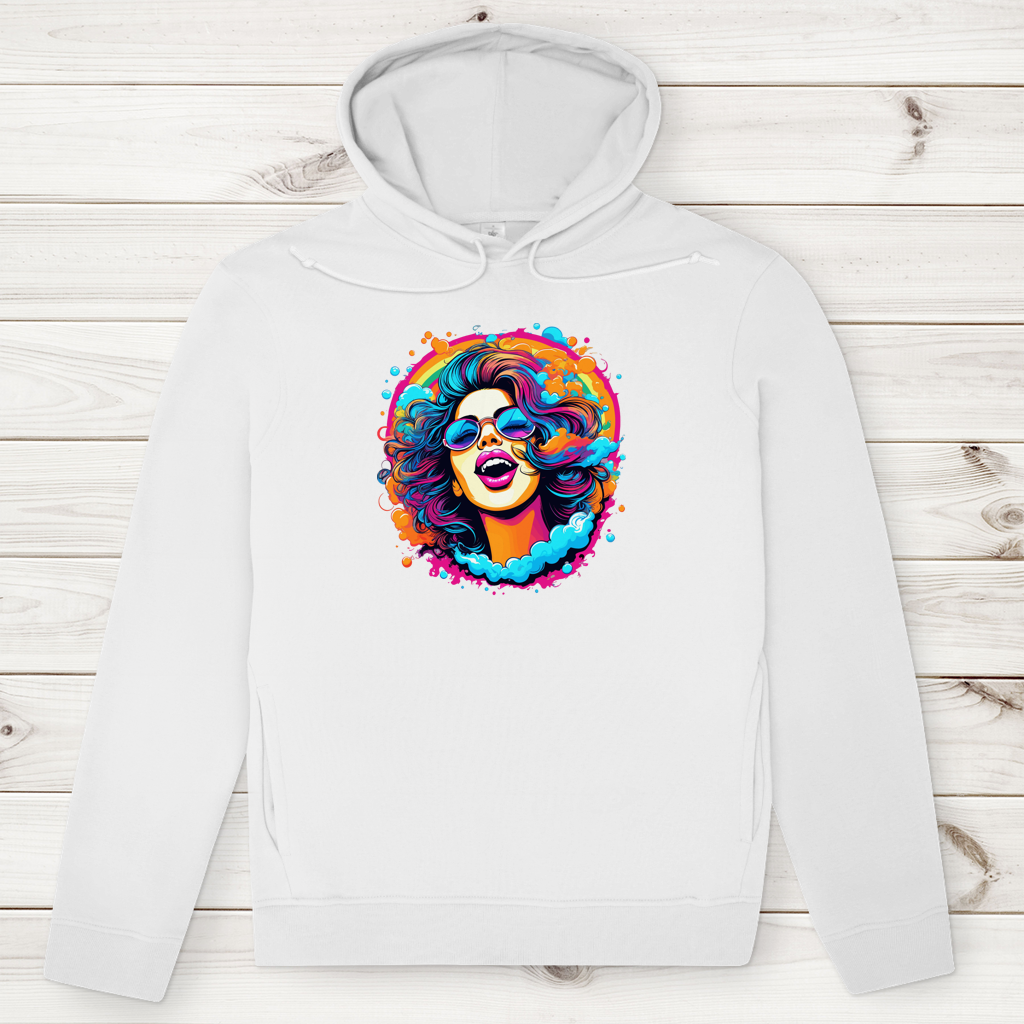 Herren Premium Bio Hoodie Rainbow Girl