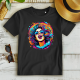 Damen Premium Bio T-Shirt Rainbow Girl