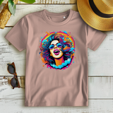 Damen Premium Bio T-Shirt Rainbow Girl