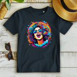 Damen Premium Bio T-Shirt Rainbow Girl