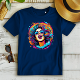 Damen Premium Bio T-Shirt Rainbow Girl