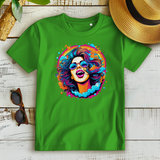Damen Premium Bio T-Shirt Rainbow Girl