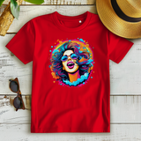 Damen Premium Bio T-Shirt Rainbow Girl