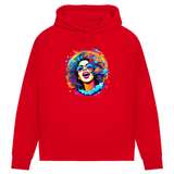 Damen Premium Bio Hoodie Rainbow Girl