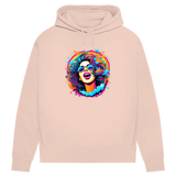 Damen Premium Bio Hoodie Rainbow Girl