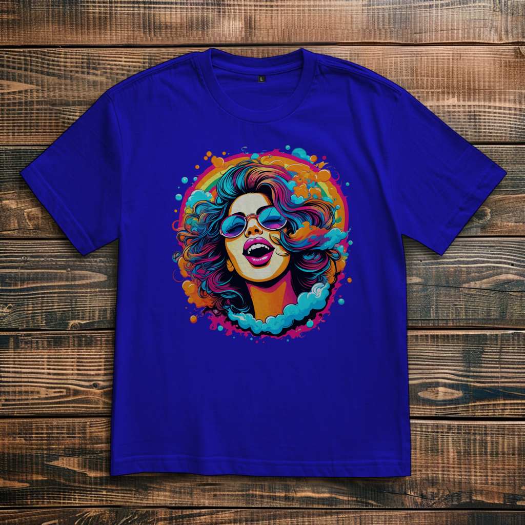 Oversize T-Shirt Rainbow Girl