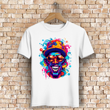 Herren Premium Bio T-Shirt Graffiti Laughing Man