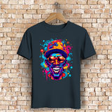 Herren Premium Bio T-Shirt Graffiti Laughing Man