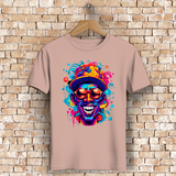 Herren Premium Bio T-Shirt Graffiti Laughing Man