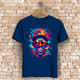 Herren Premium Bio T-Shirt Graffiti Laughing Man